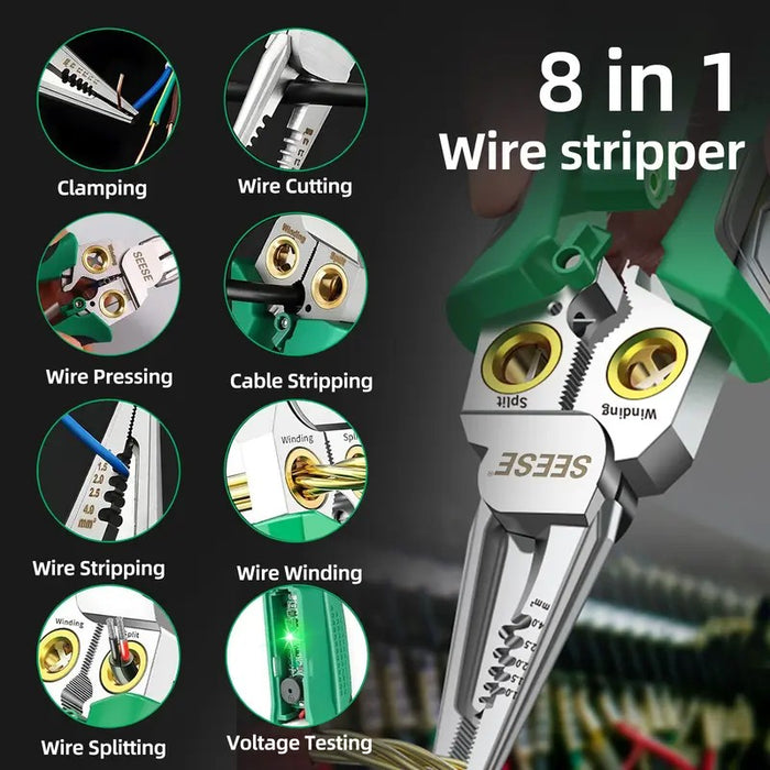 Multifunction Needle-Nose Wire Stripper