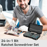 24-in-1 Ratchet Screwdriver Set